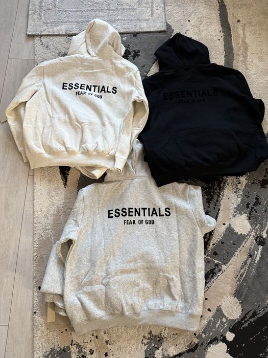 Compleu Essentials / Fear Of God / Alb Negru & Gri / Calitate Premium