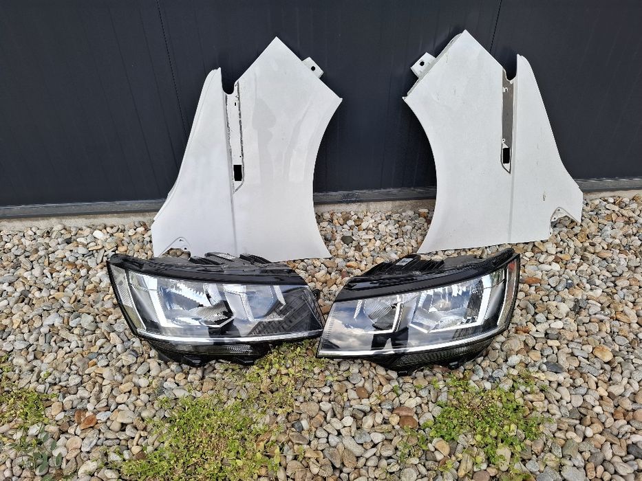 Aripă stinga-dreapta fata vw t6 facelift +far stinga-dreapta