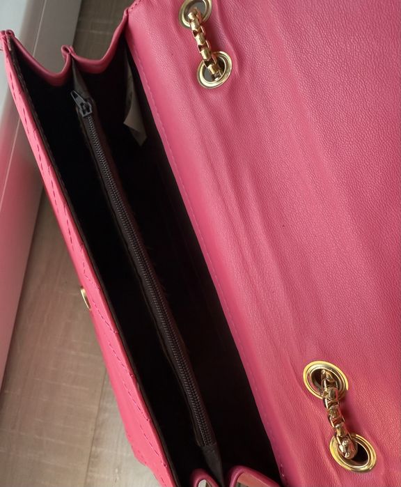 Нова розова чанта с регулируеми дръжки