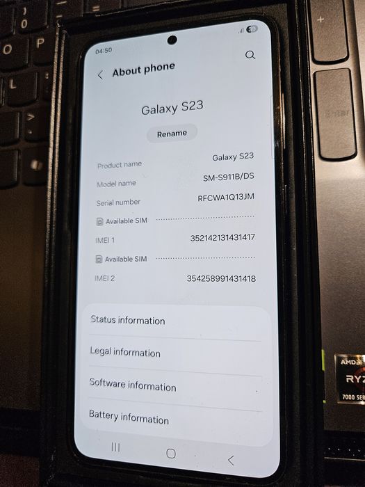 Telefon Samsung S23 256 gb