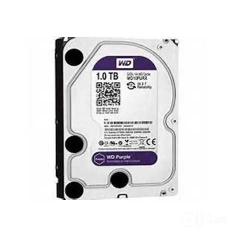 Hikvision hdd WD purple hard 1 T