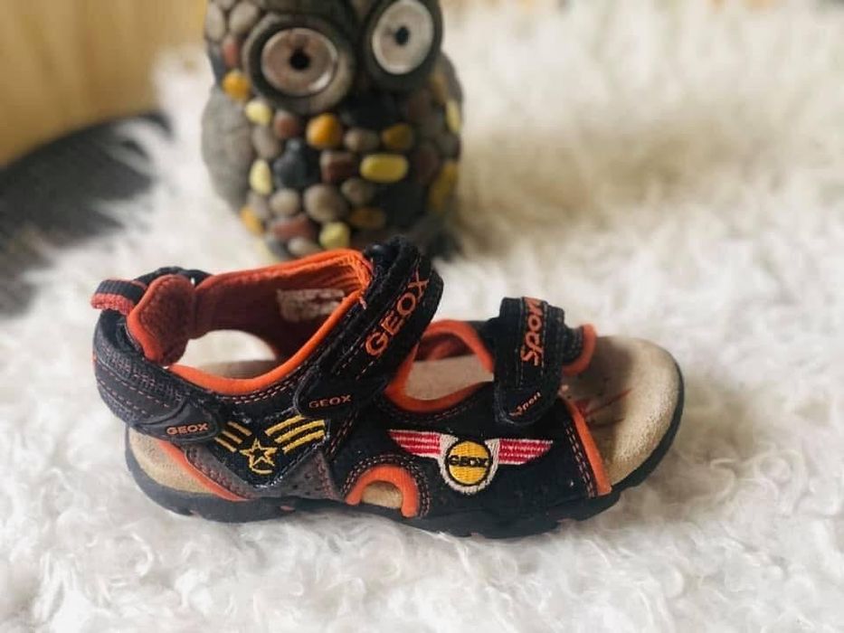 Dandale baiat GEOX-marimea 27,inter17cm,cu piele,nu CROCS,Salomon