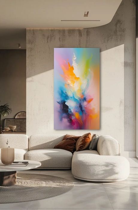 Авторская картина Композиция 8 из серии La vie. На заказ, ручная работ