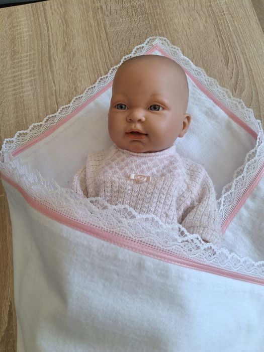 Луксозна бебешка бархетна двупластова пелена за новородено  100%памук