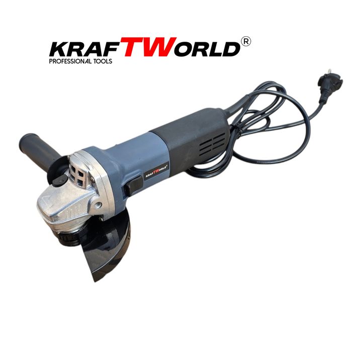 Ъглошлайф 125 мм KraftWorld с плавен старт и регулиране на оборотите