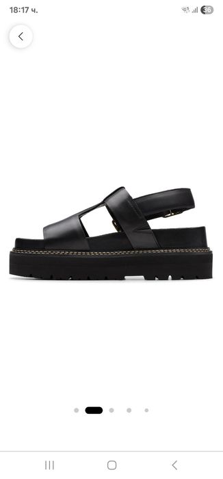 Дамски сандали естествена кожа