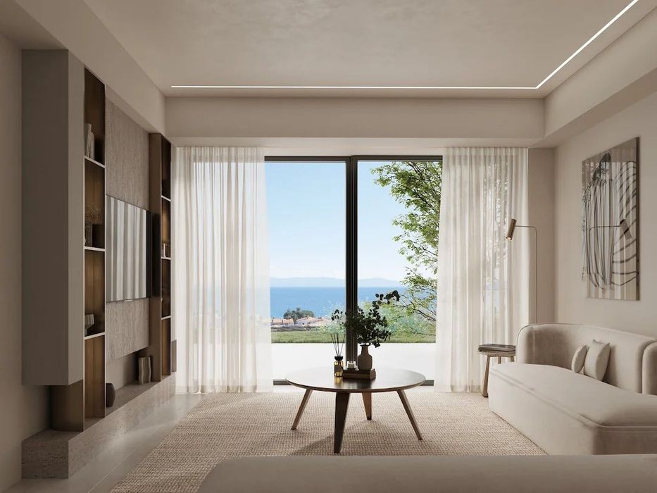 Мезонет с градина и морска гледка за продажба в Палио, Гърция