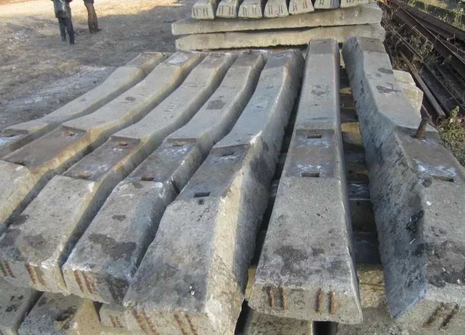 железобетонные шпалы