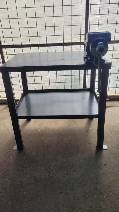 banc lucru masa metalica sudura solida batut fier tabla otel groasa 4