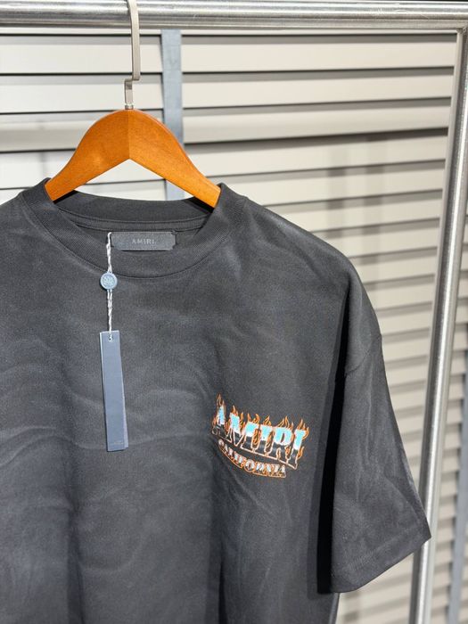 Tricou Amiri gri inchis