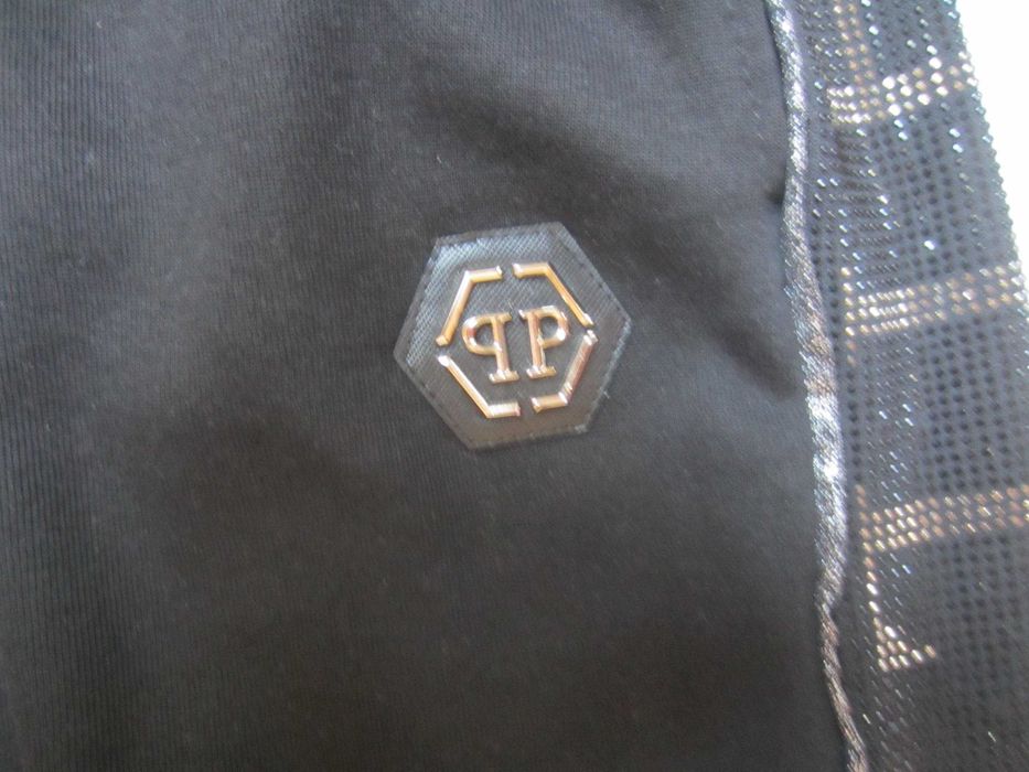 Pantalon Philipp Plein,masura XL,Talie=84-92cm,Lung=101cm, noi