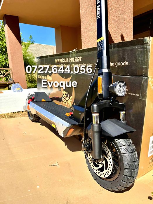 Trotineta electrica kukirin M4 MAX 53 KM/ora roti 10" NOUA 2026 18.2Ah