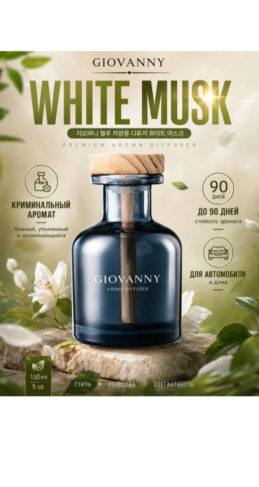 Giovany avto va xonalar uchun parfum Made in Korea