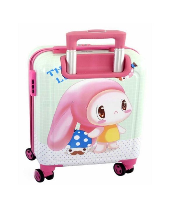Комплект детски куфари Mercado Trade, Зайче с гъбки, Различни размери