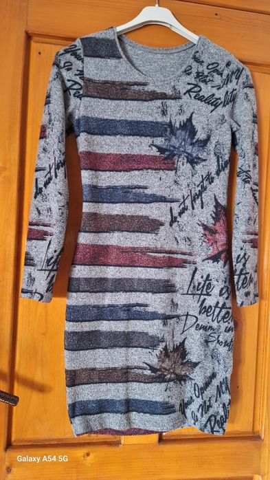 Сива рокля-есен/зима