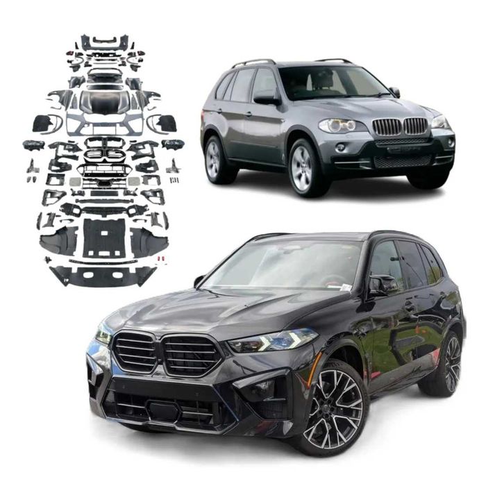 Боди кит BMW X5 E70 (2008–2013) – Конверсия към BMW X5M G05 F95 Facelift
