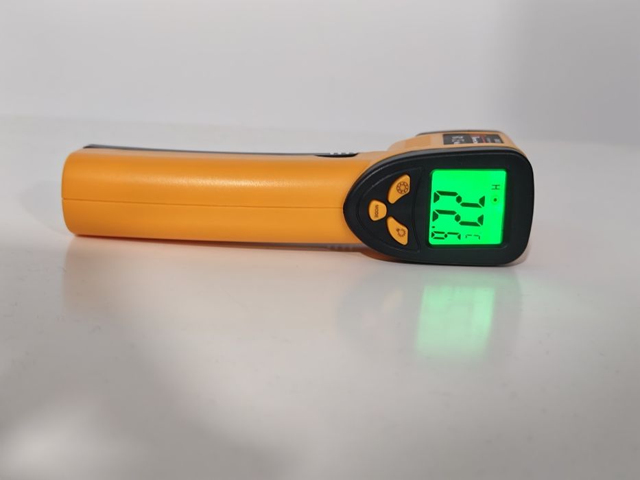 Termometru Digital cu Laser Infraroșu, Pistol de Temperatură Non-Contact -50°C până la 550°C
