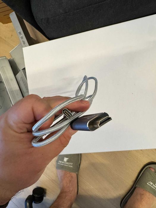 Lot: cablu Mini DP to HDMI + cablu USB-C to HDMI (Tinwood)