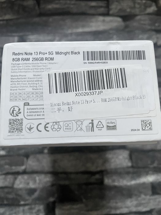 Xiaomi Redmi Note 13 Pro+ 5G*256GB*8GB RAM*FACTURA*GARANTIE