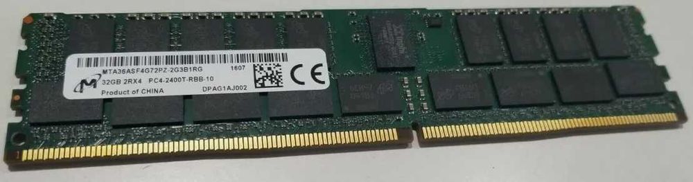 Memorii Server-Workstation Micron 32Gb 64Gb 128Gb 256Gb DDR4 Pc4-2400T ECC, REG NOI