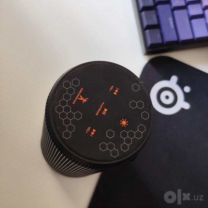 Портативная Bluetooth колонка Leto LBT-R01 с LED подсветкой