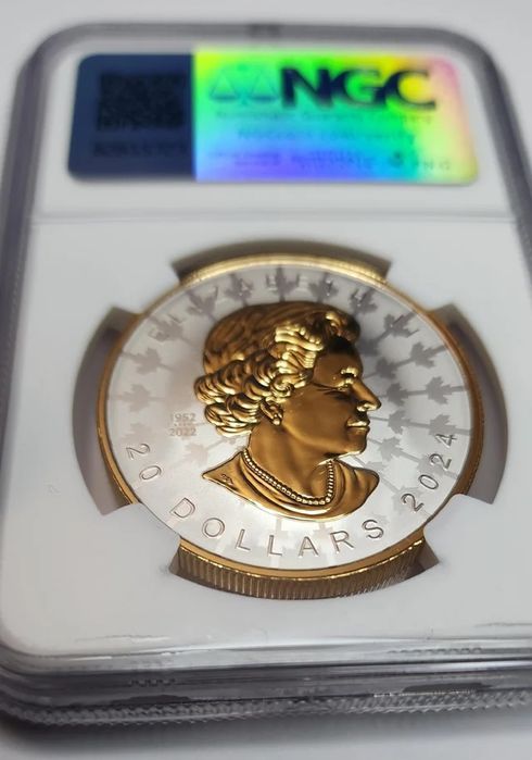 Colectie rara Monede Argint Royal Mint Silver Maple leaf