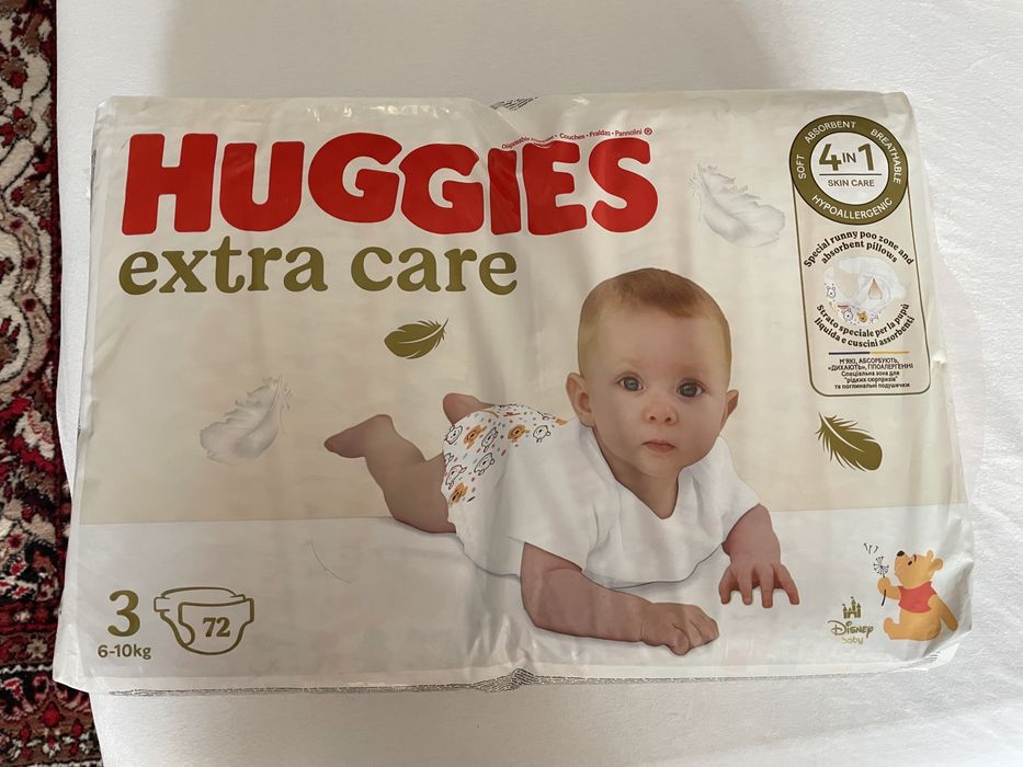 Vand scutece Huggies Extra Care nr 3