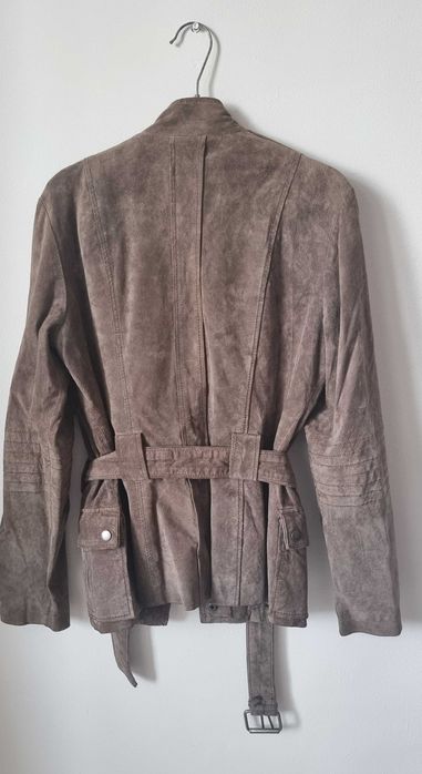Geaca / Jacheta de dama  ZARA de piele intoarsa naturala