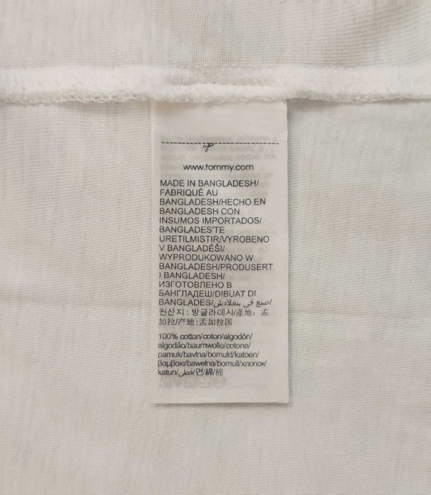 Tricou Tommy Hilfiger White Edition
