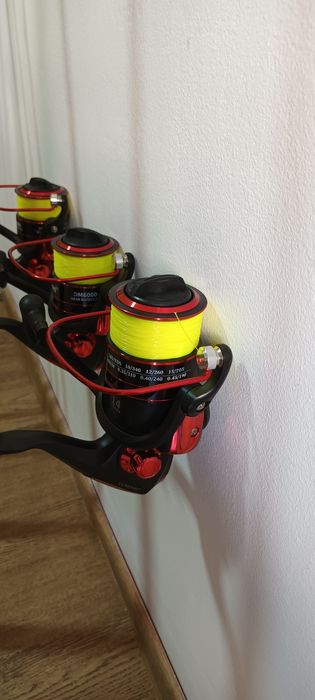 SET 3 Lansete Feeder 3.0m ROBINHAN Bolentino + 3 Mulinete YUMOSHI DM60