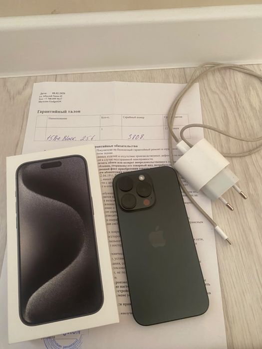 Айфон 15про состая 100%