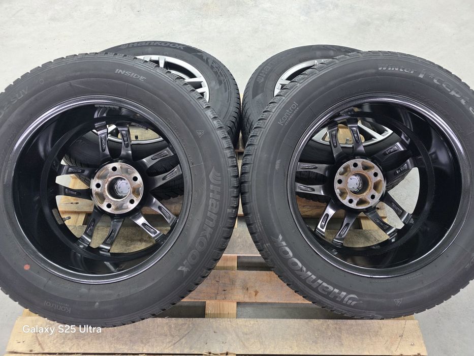 Лети джанти 17ки 5х114.3 Renault + зимни гуми 225/65/17 Hankook