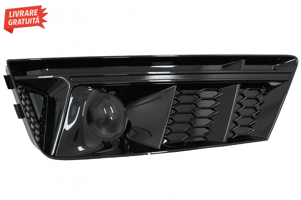Grile Laterale Audi A4 B9 Sedan Avant (2016-2018) RS4 Design Negru