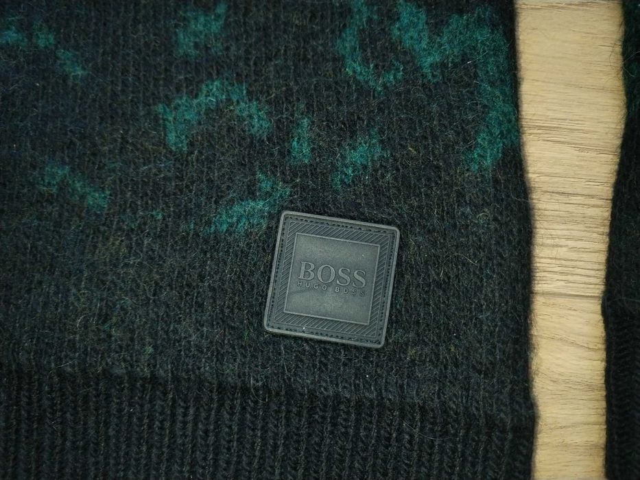 Hugo Boss Mountain Forest Пуловер Микс Вълна Алпака Мъжки Размер M