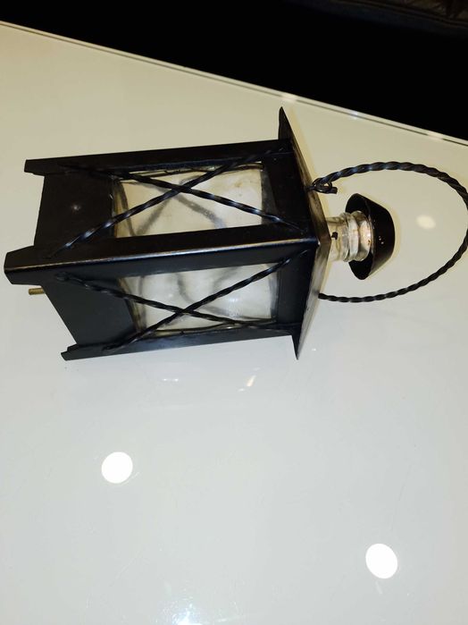 Sticla în formă de felinar, cu mecanism muzical - ideal CADOU, DECOR