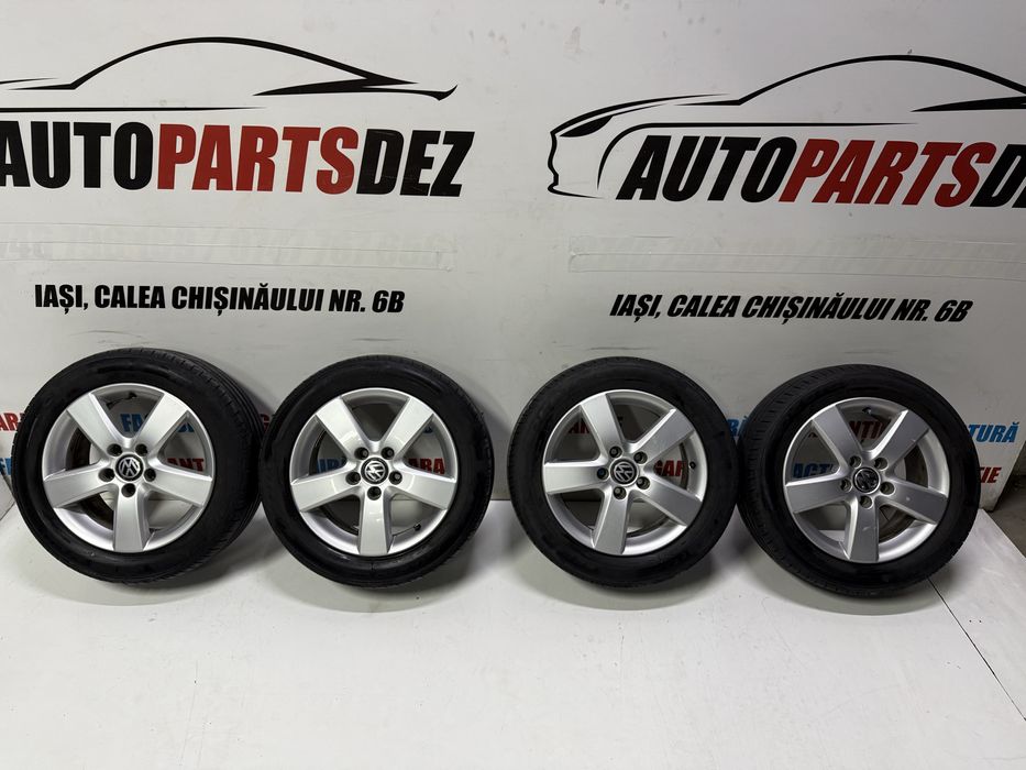 Jante aliaj aluminiu 5x112 6.5J ET50 VW Golf 6 7  Touran Jetta Leon