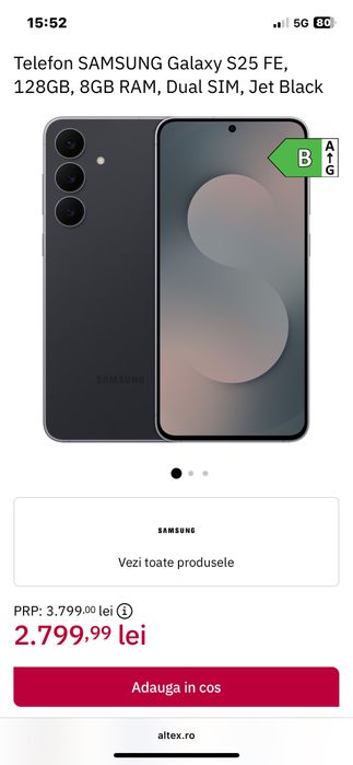 Samsung s25 fe ! Sigilat!