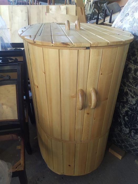 Фито бочка в комплекте с парогенератором 
Разборная, кедровая сосна 
В