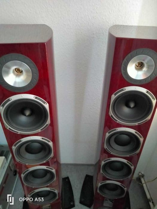 Boxe Triangle Magellan Quatuor SW2 rosewood + 10m cabluri boxe Sibix