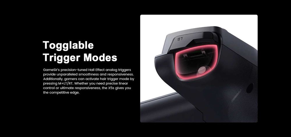 Мобилен контролер - GameSir X5s за iOS, Android, Nintendo Switch, PC