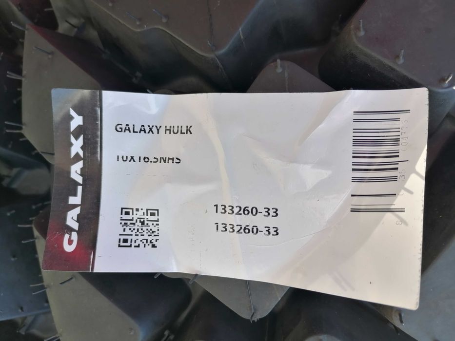 Anvelopa industriala Galaxy, 10-16.5, 10PR
