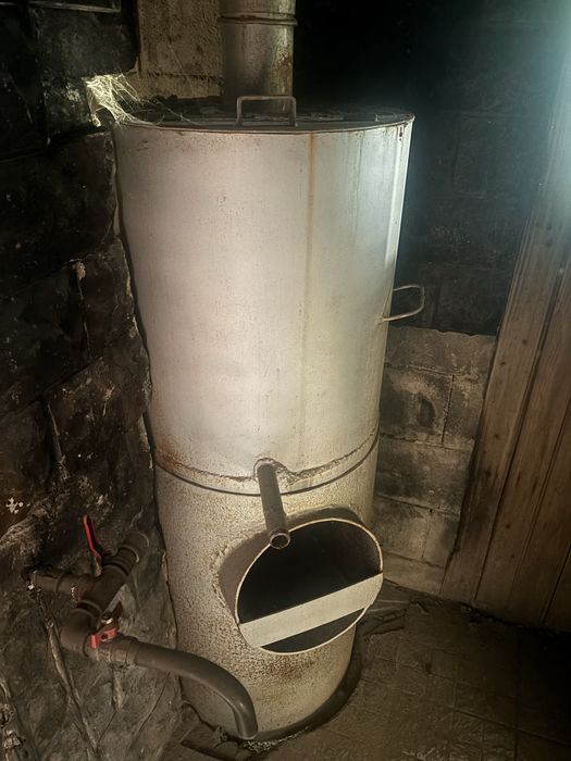 Чугунная печь для бани