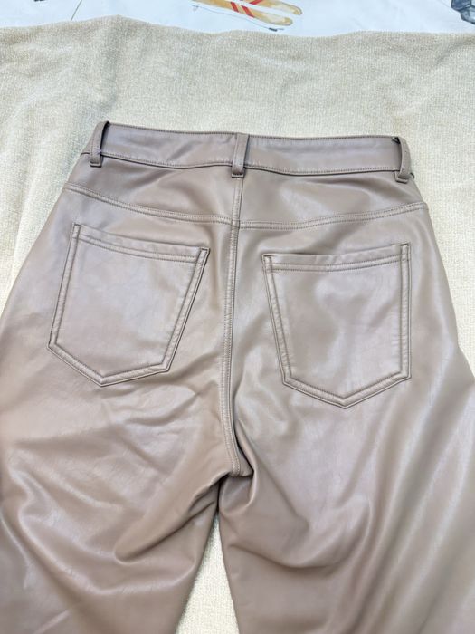 Брюки кожанные Calzedonia, утепленные