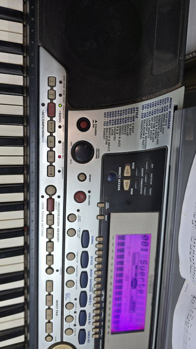 Orga Yamaha psr550 cu modulator usb