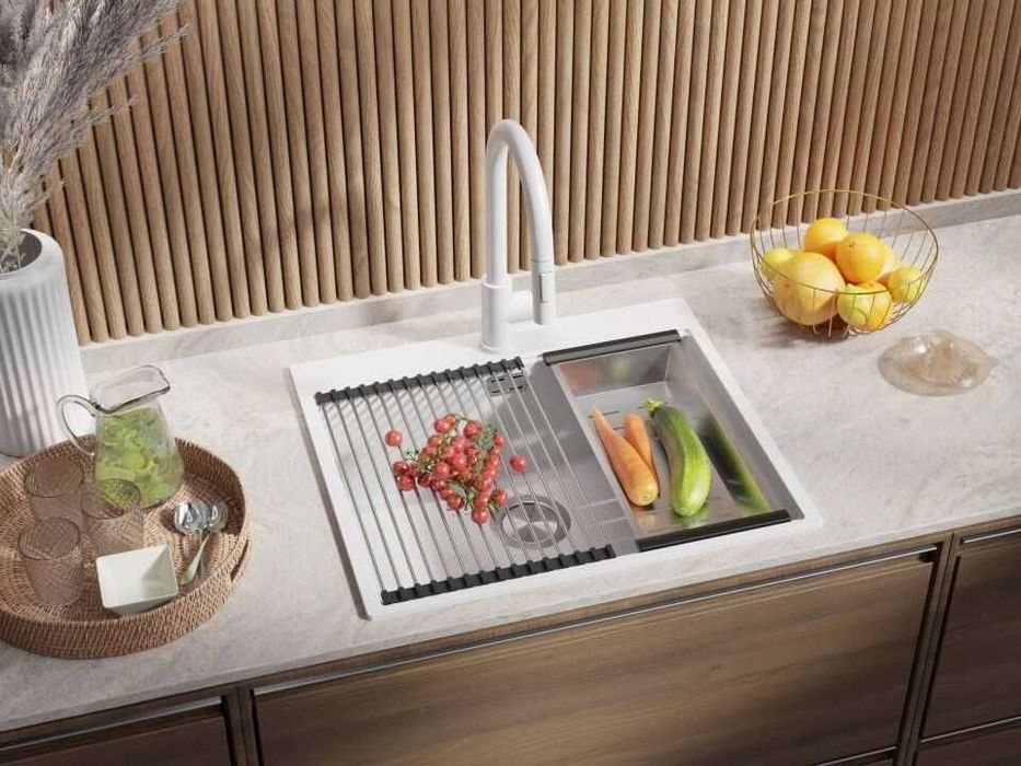 Избери тази мивка Кухненска Мивка от гранит модел Осло 60 XL