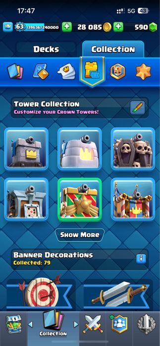 Аккаунт clash royal, 13000 кубков