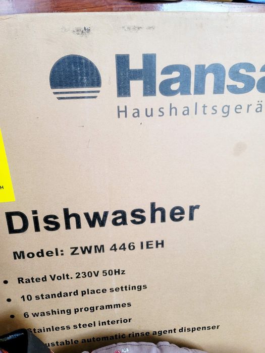 Посудомойка новая Hansa ZWM 446 IEH в коробке