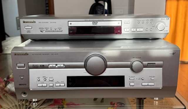DVD Panasonic RV32 + receptor audio video Panasonic SA-HE70 + Boxe Magnat (5 +1 subwoofer)