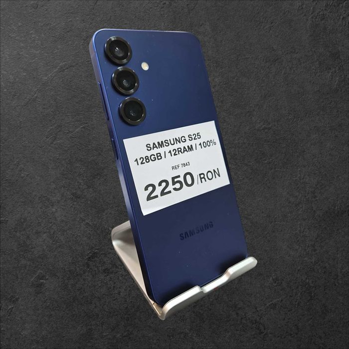 SAMSUNG S25 128GB 12RAM 100% (3buc) / Amanet Tulcea