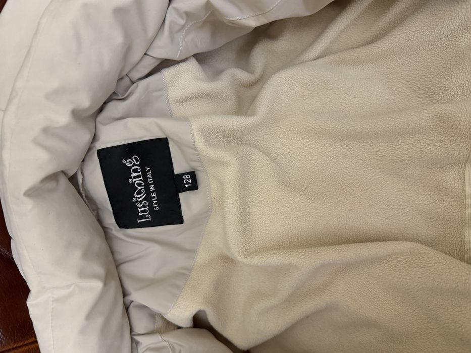 Пуховик для девочки 7-8 лет